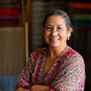 Retrato de Sofía, artesana textil